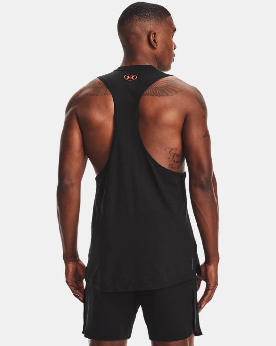 Men's Project Rock Charged Cotton® Tank in Black image number 1